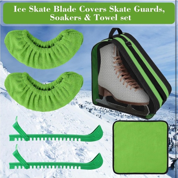 Green Ice Skate Accessory Set (056) - Picture 4 of 4
